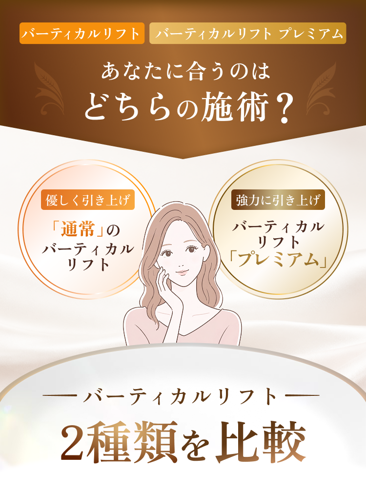 あなたに合うのはどちらの施術？