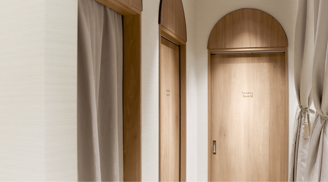 院内の個室スペース